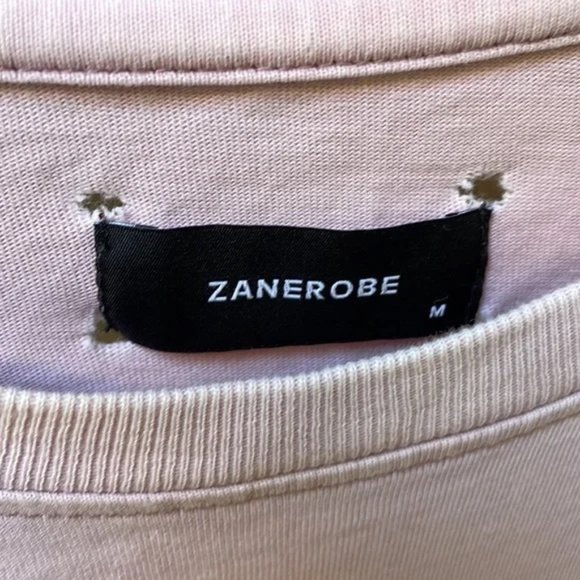 WELL WORN Zanerobe Flintlock Short Sleeve - Pink - Size: M - Picture 5 of 5